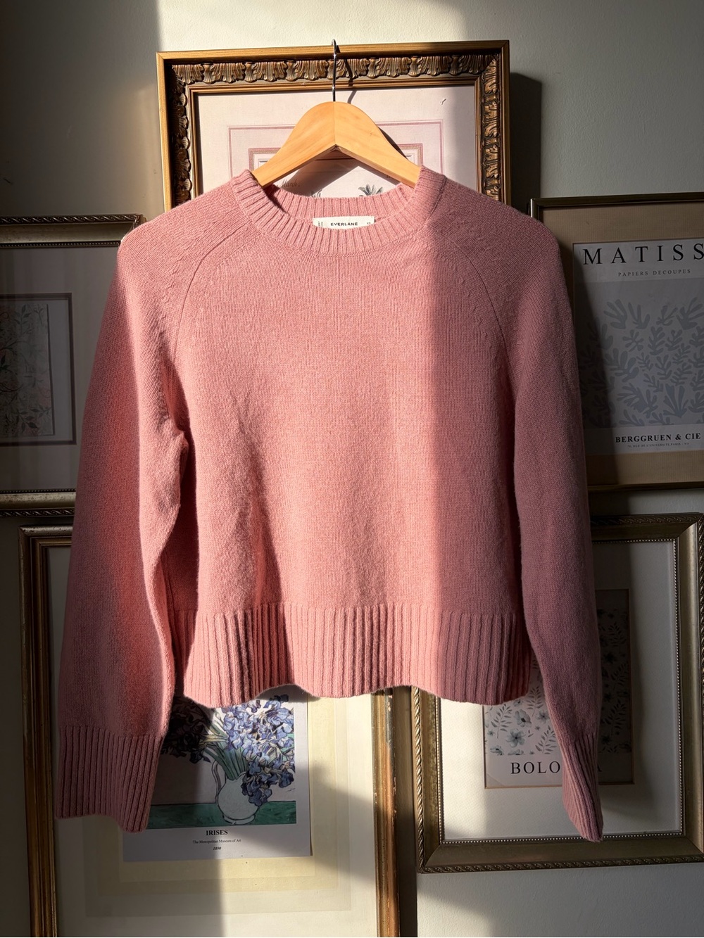 Everlane The Boxy Crew in Cashmere Clay Pink XL - Picture 13 of 13